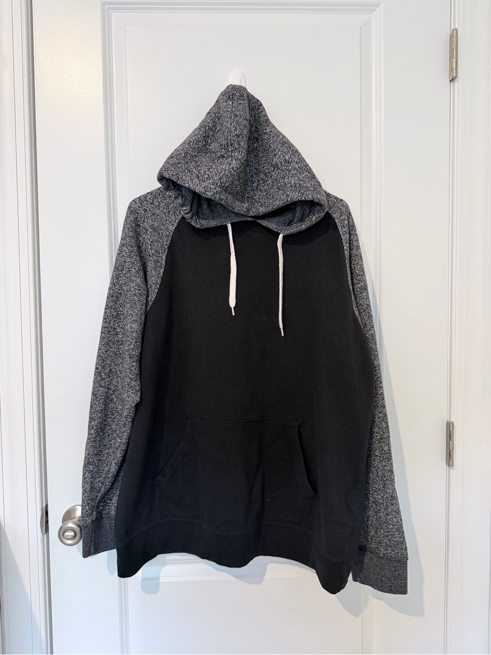 Zine Clothing Black and Gray Raglan Hoodie